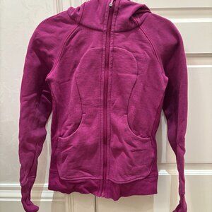 Lululemon mauve scuba jacket size 4